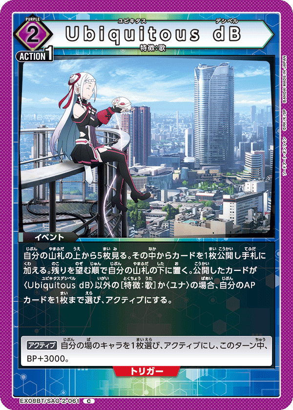 Ubiquitous dB(C)(EX08BT/SAO-2-061)