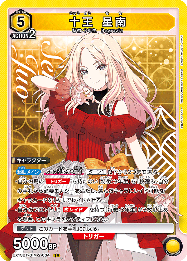 十王 星南(SR)(EX13BT/GIM-2-034)