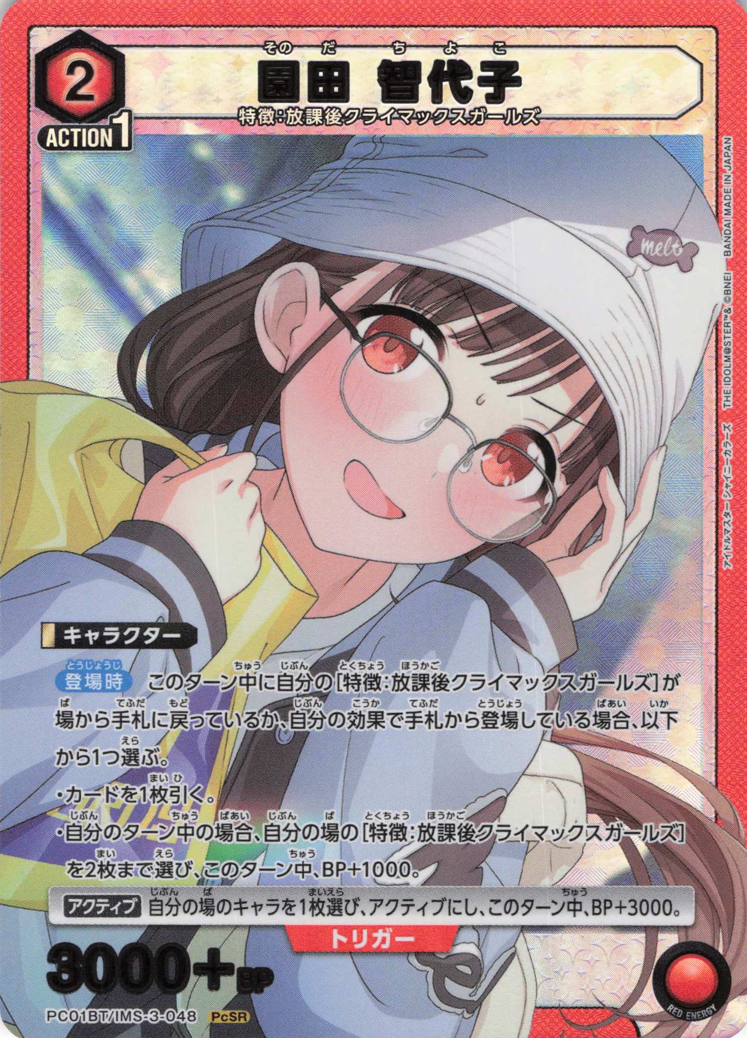 園田 智代子(PcSR)(PC01BT/IMS-3-048)