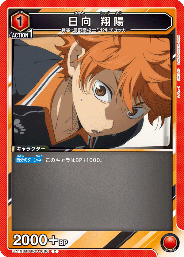 日向 翔陽(C)(UA19BT/HIQ-1-086)