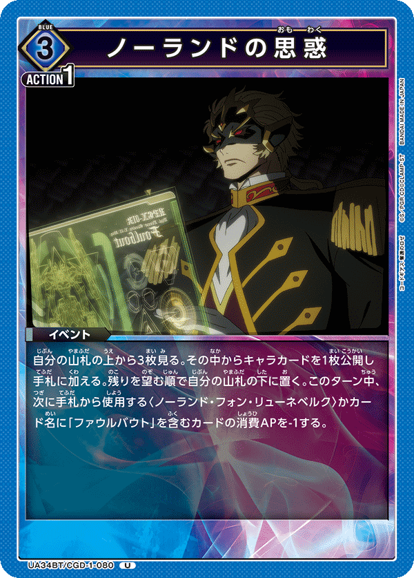 ノーランドの思惑(U)(UA34BT/CGD-1-080)