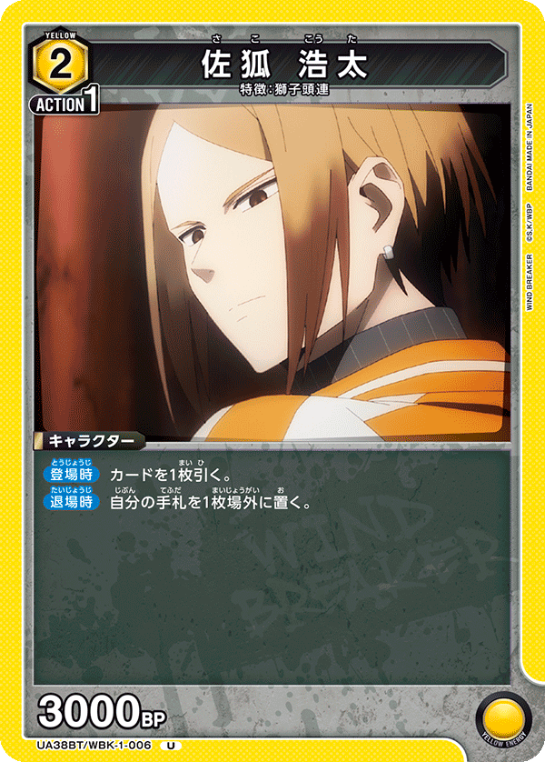 佐狐 浩太(U)(UA38BT/WBK-1-006)