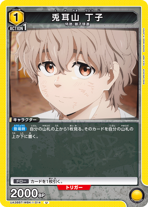 兎耳山 丁子(U)(UA38BT/WBK-1-014)