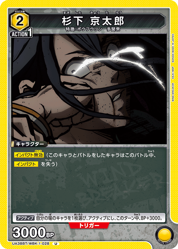 杉下 京太郎(U)(UA38BT/WBK-1-028)