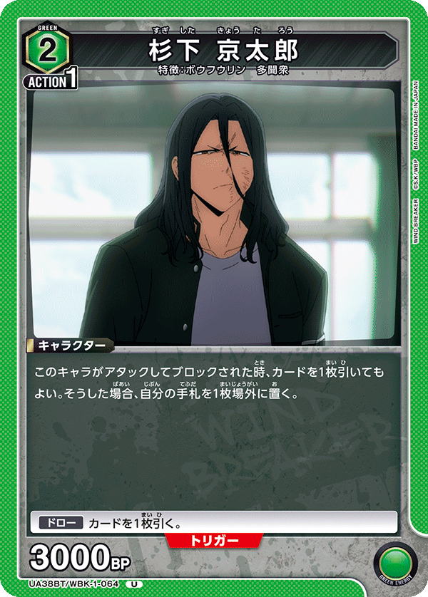 杉下 京太郎(U)(UA38BT/WBK-1-064)