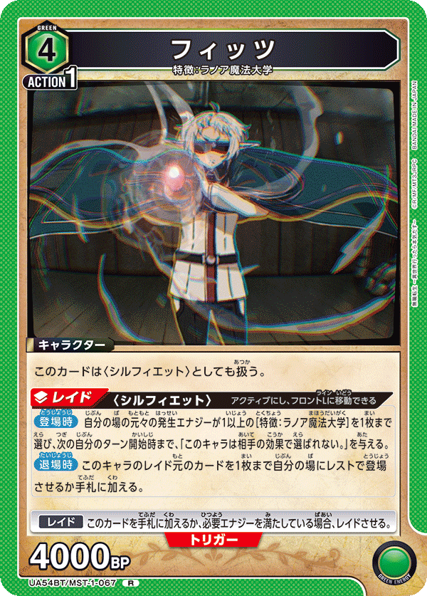 フィッツ(R)(UA54BT/MST-1-067)
